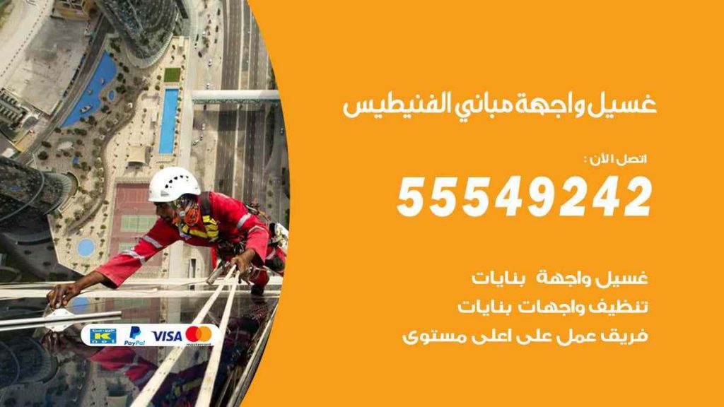 غسيل واجهة مباني الفنيطيس