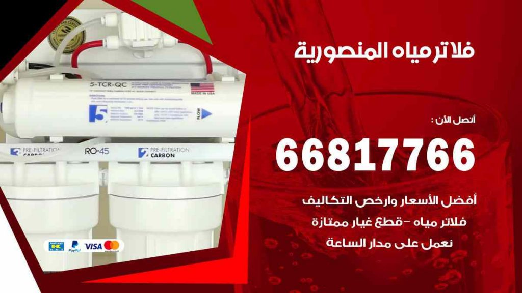 تركيب فلاتر المنصورية