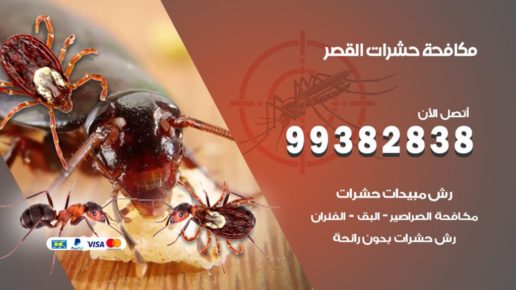 مكافحة حشرات القصر