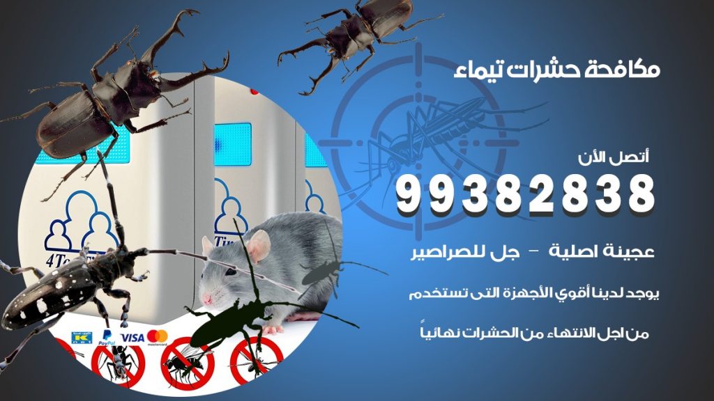 مكافحة حشرات تيماء