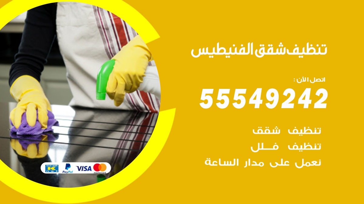 تنظيف شقق الفنيطيس