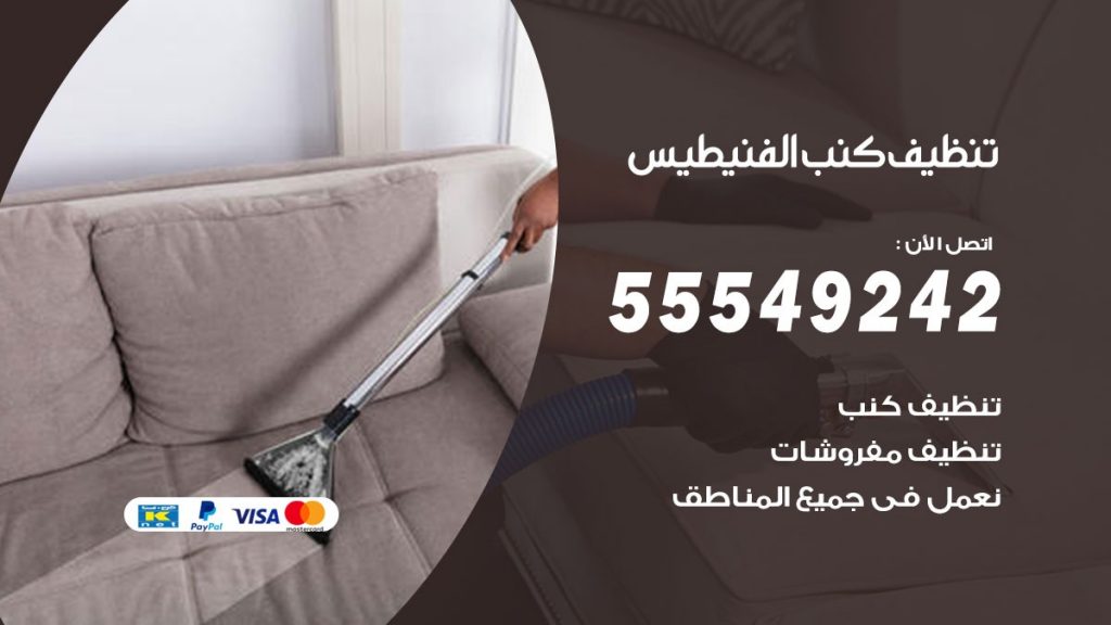 تنظيف كنب الفنيطيس