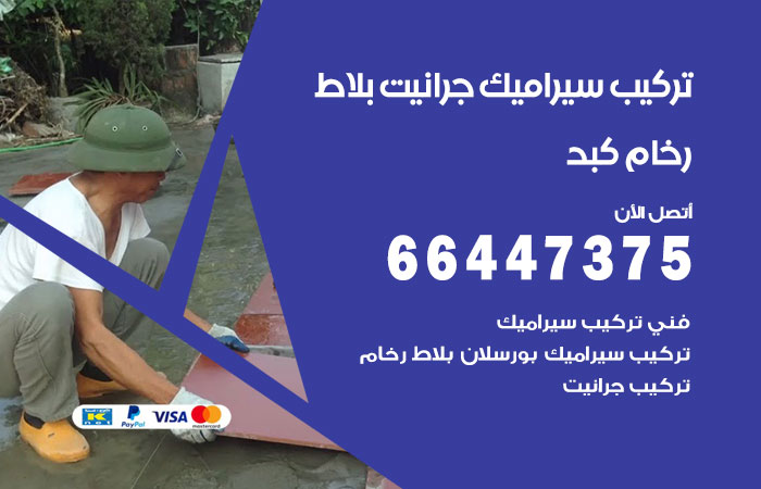 فني تركيب سيراميك كبد