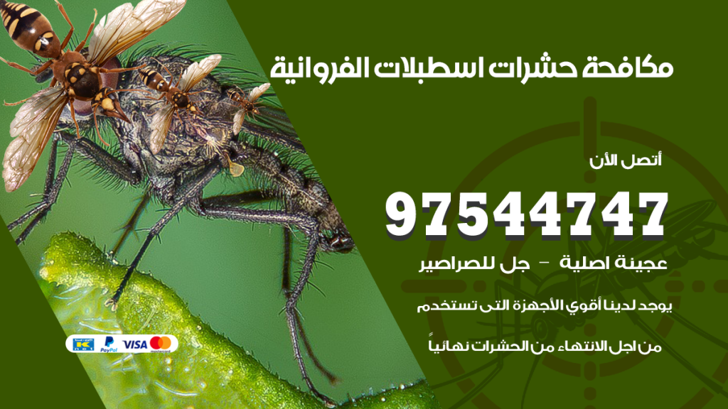 رقم مكافحة حشرات وقوارض اسطبلات الفروانية