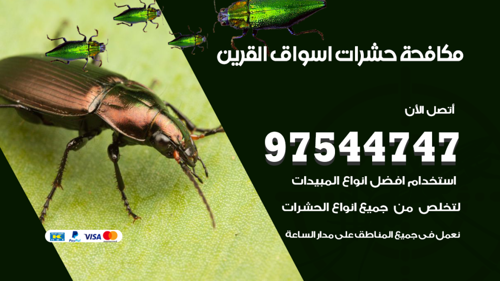 رقم مكافحة حشرات وقوارض اسواق القرين
