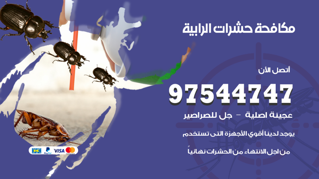 رقم مكافحة حشرات وقوارض الرابية