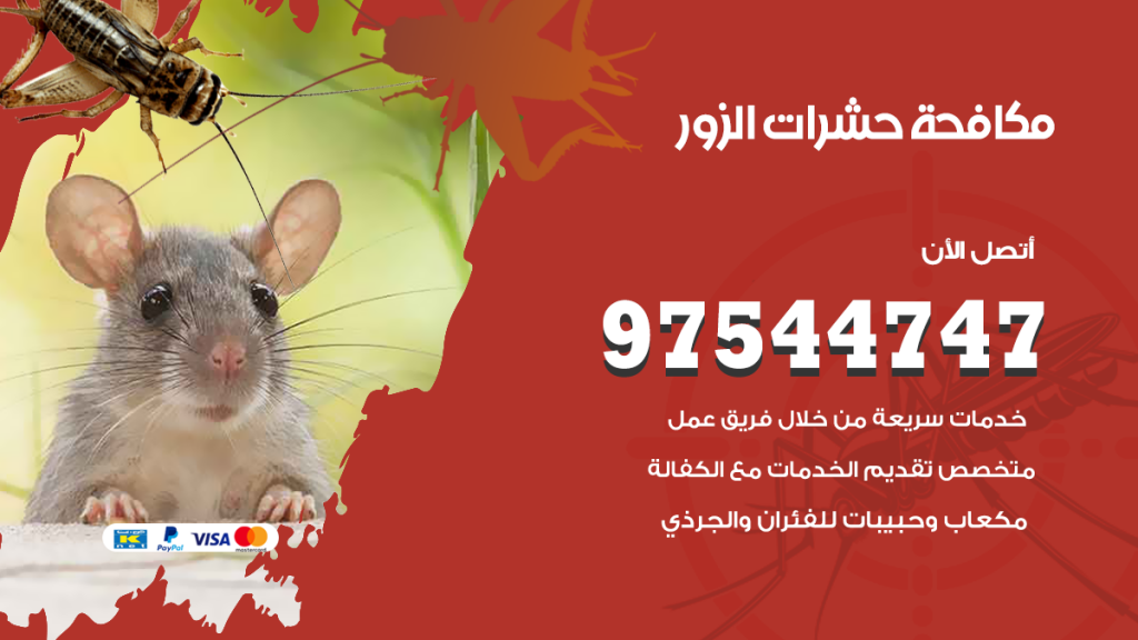رقم مكافحة حشرات وقوارض الزور