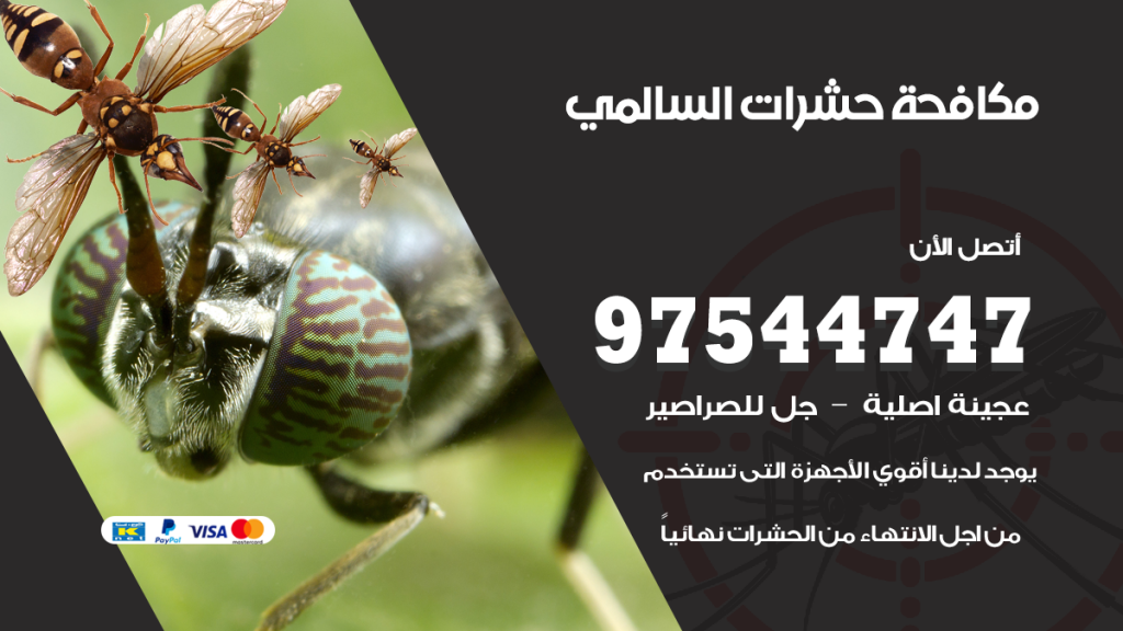 رقم مكافحة حشرات وقوارض السالمي