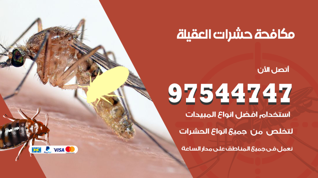 رقم مكافحة حشرات وقوارض العقيلة