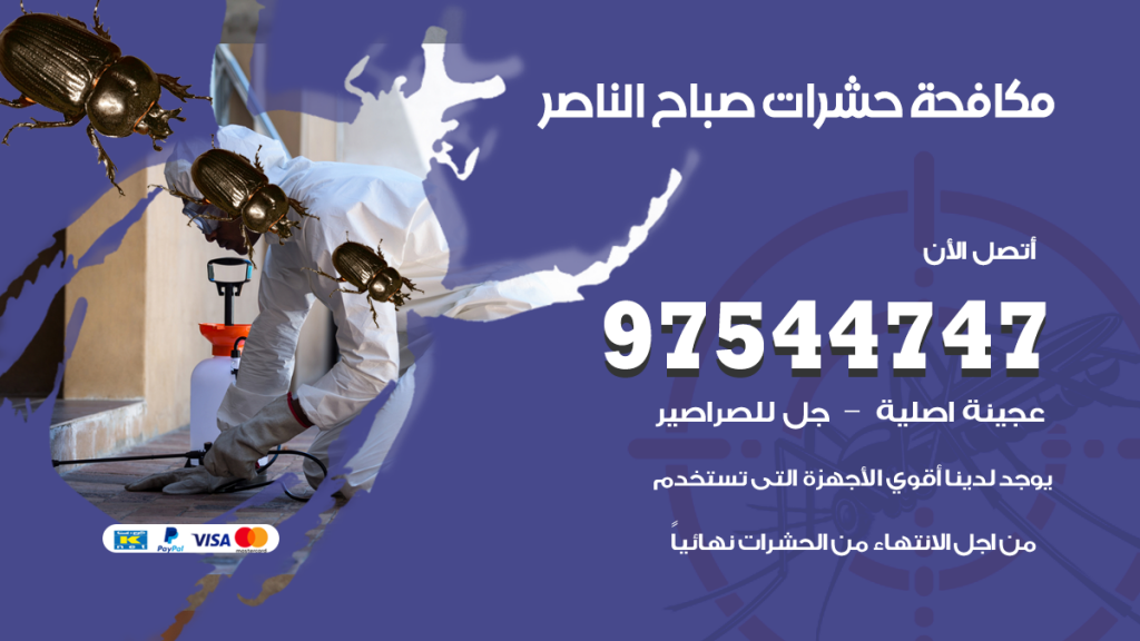 رقم مكافحة حشرات وقوارض صباح الناصر
